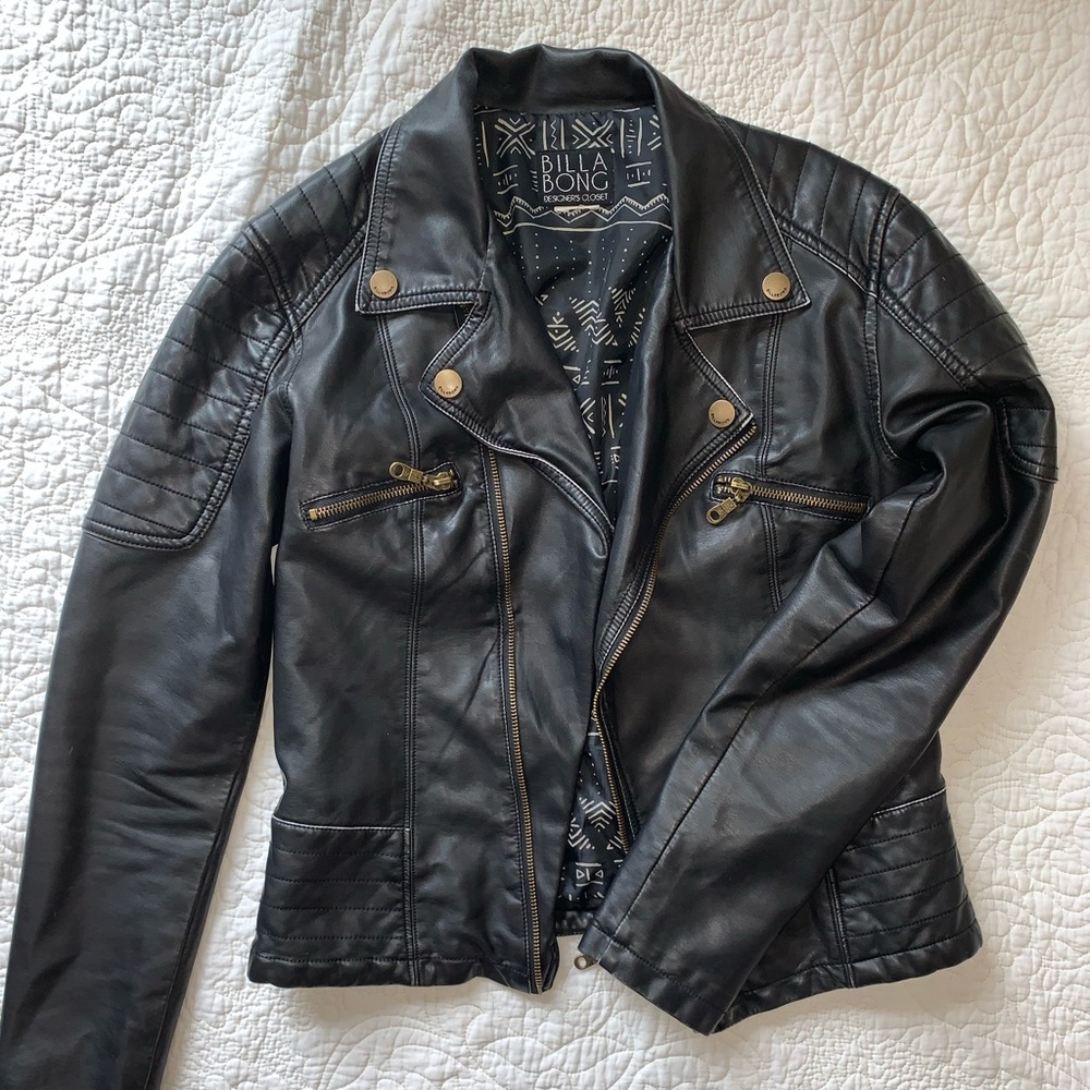 Billabong Designers Closet Leather Jacket